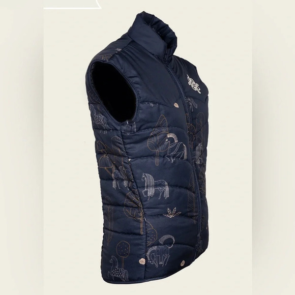 ! Espoir Navy Magic Sleeveless Puffer Vest XL - Picture 3 of 7